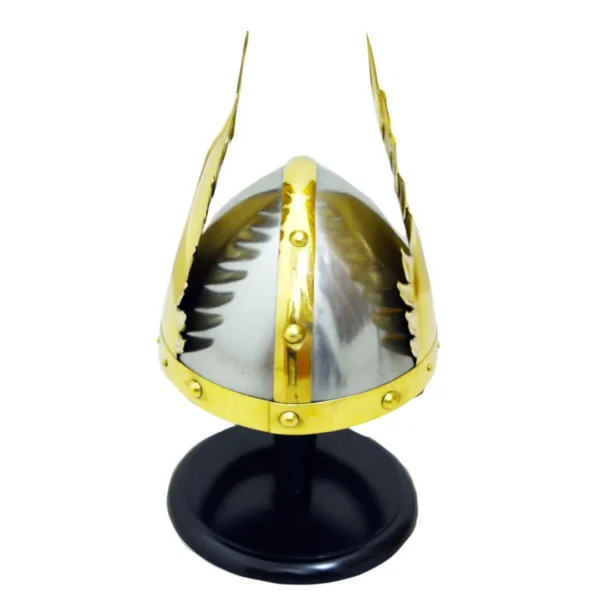Medieval Knight Viking Helmet Armor Winged Norman Helm Fully Wearable with Linnner