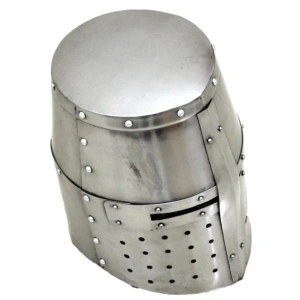 Medieval Templar Crusaders Great Helmet - Knight Armor Helmet - Greek Spartan Roman